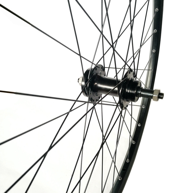 Mountain bike 26-inch spoke wheel set double-layer aluminum alloy wheel set mountain bike rotating aluminum hub wheel set