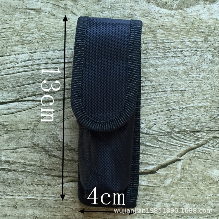 Мощный маленький фонарик с текстильным чехлом, заводская прямая поставка, одноцелевое исполнение, длина 13 см, универсальная сумка на пояс