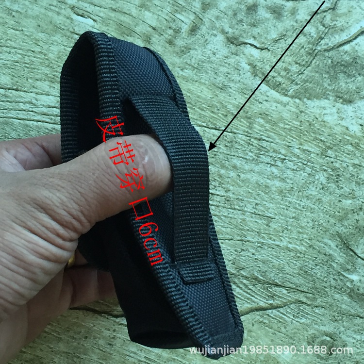 Strong light small flashlight cloth cover factory direct one-piece delivery small pull tube special 13cm long Universal cloth bag waist bag