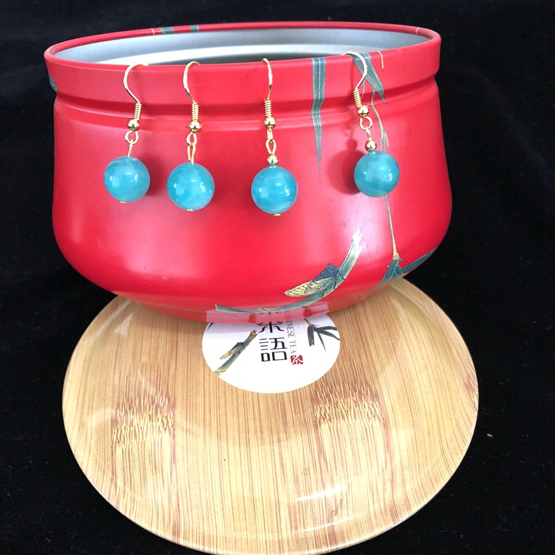 Tianhe stone ear hook ladies fresh fashion