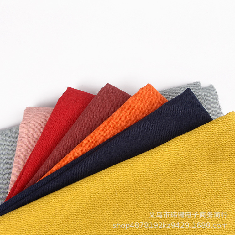 Factory Direct Sales Linen Pieces Embroidered Cotton Linen DIY Handicraft Fabric Ethnic Style Linen Wholesale