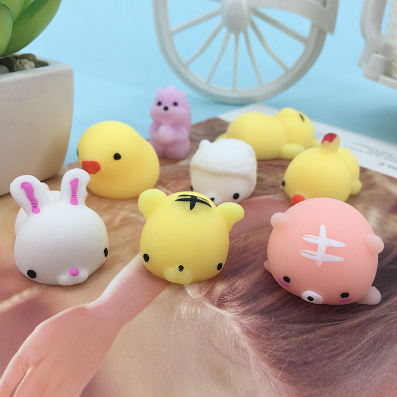 Small dumplings cute animal pinch music trick toy pinch ball small gift dumplings creative push