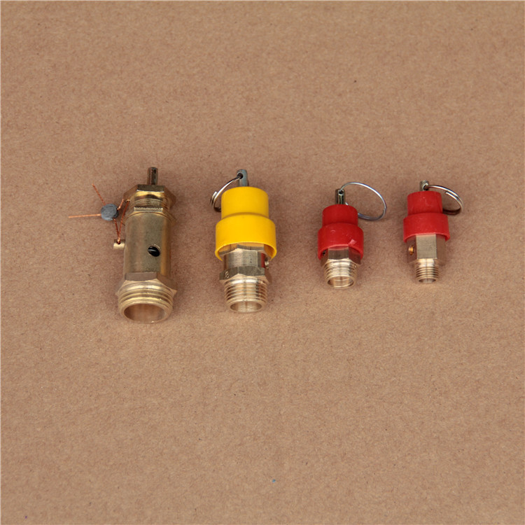 Air pump air compressor spring type safety valve full copper pressure relief valve exhaust valve gas cylinder pressure valve foam machine pressure relief valve