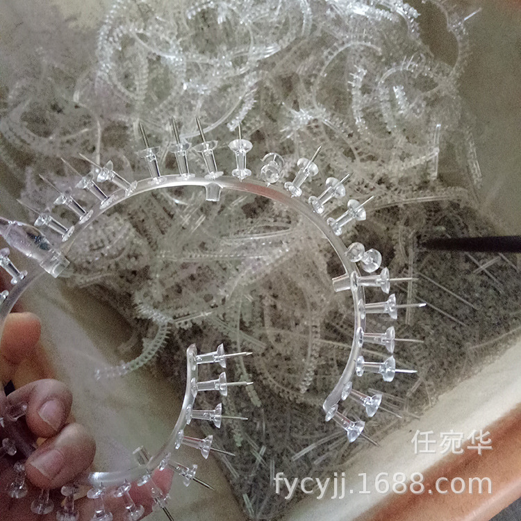 Clear I-shaped nail office culture and education art creation painting boutique drawing nail Cork plastic drawing nail