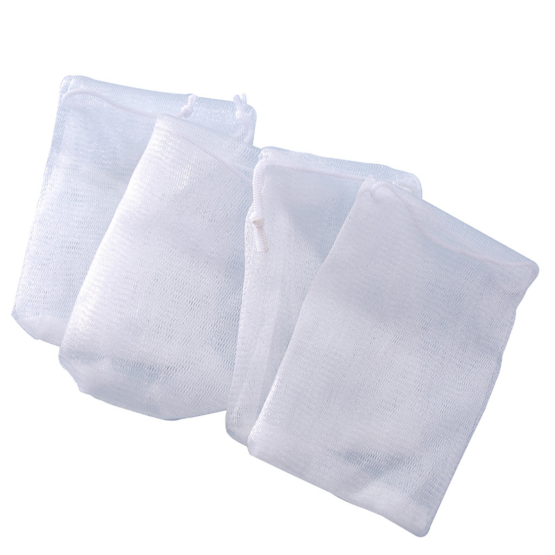 Foaming Net Foaming Net Bag Wholesale Facial Cleanser Handmade Soap Bag Soap Net Bag Storage Face Wash Bath Soap Cleansing