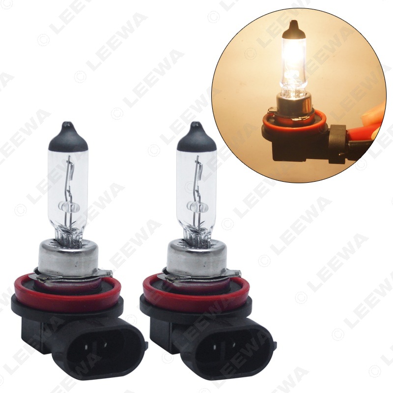 12v warm white car headlight halogen bulb H1/H3/H4/H7/H8/H11 car quartz lamp