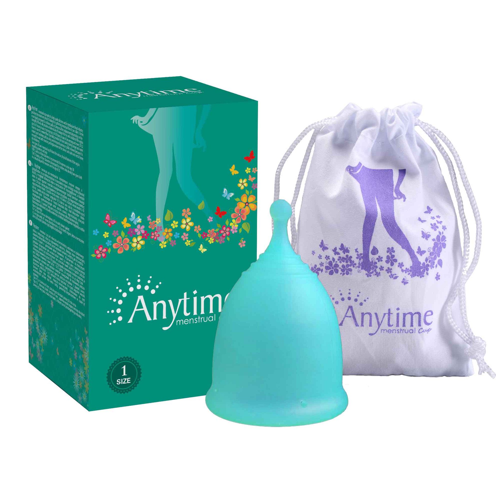 anytime Silicone Plus Size Menstrual Cup 35ml European and American Moon Cup Women's Menstrual Health Care Silicone Cup