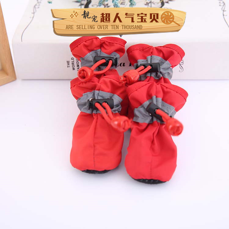Pet Dog Soft Bottom Rain Shoes Teddy Beaumi VIP Bixie Soft Bottom Rain Shoes Boots Dog Foot Cover Waterproof Pet Shoes