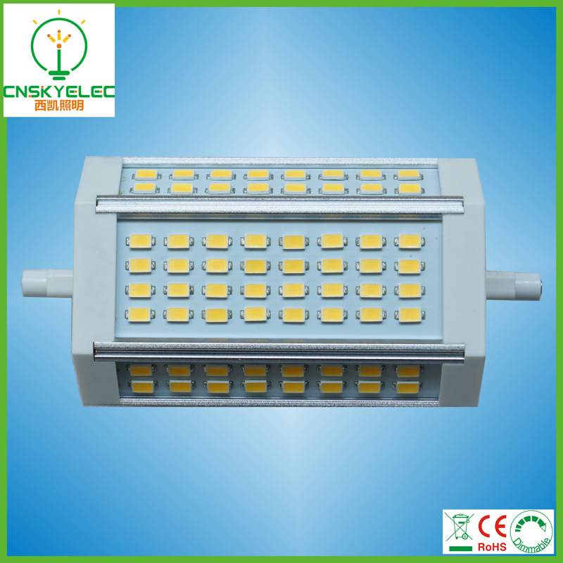 Led R7S Manufacturer 118mm Long 110V/220V Dimming Power Supply Irrigation Heat Dissipation Thick Aluminum Led R7S 30W