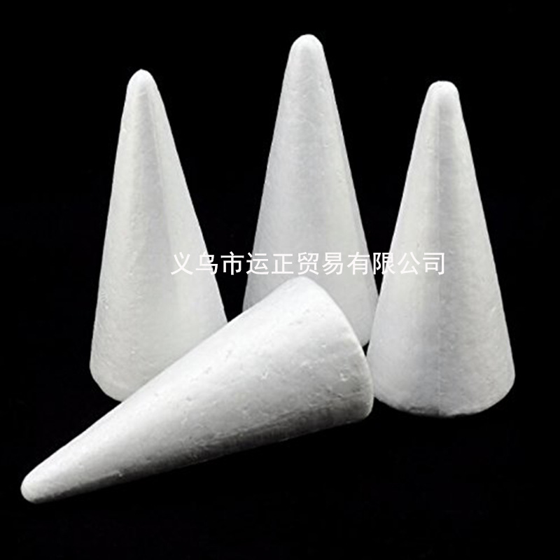 Конусный пенопласт для новогодней ёлки и художественных работ в детском саду