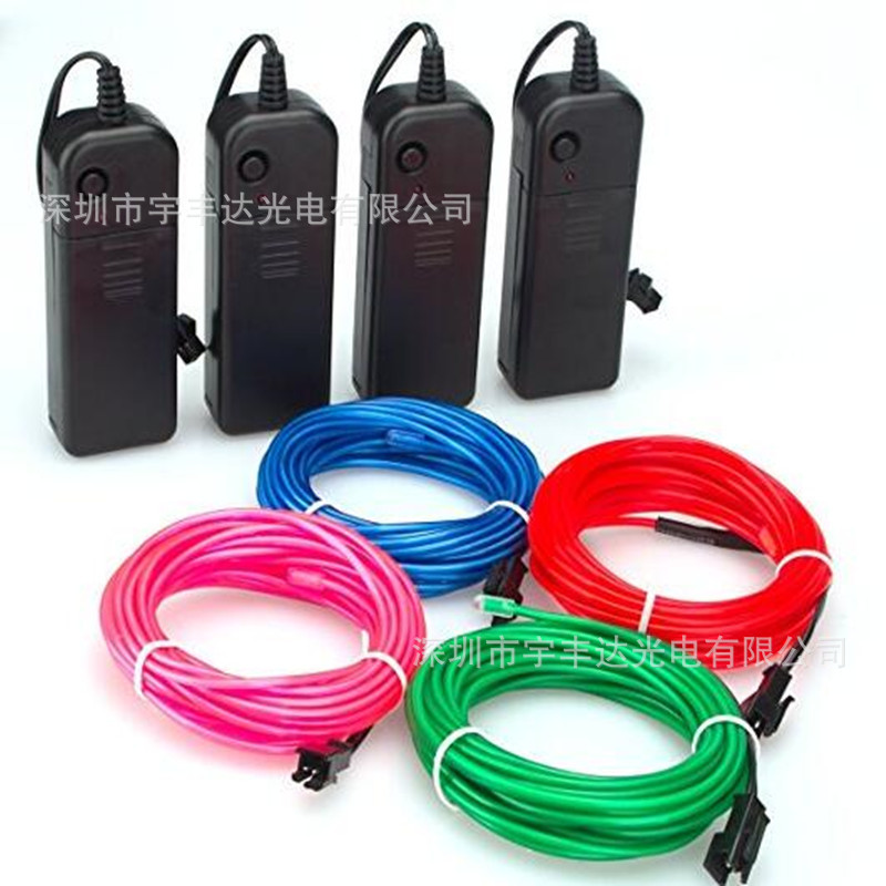 Manufacturer el cold light luminous light 3.2mm wire diameter decorative wire suit color message