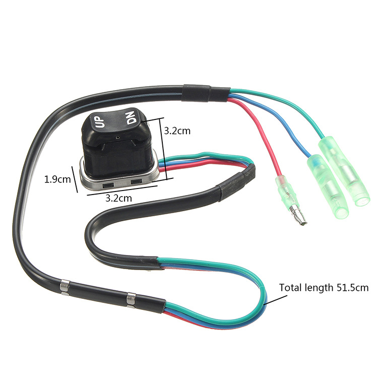 Suitable for Yamaha Mercury engine outboard machine fine-tuning lifting and lifting switch outboard machine 87-18286a43