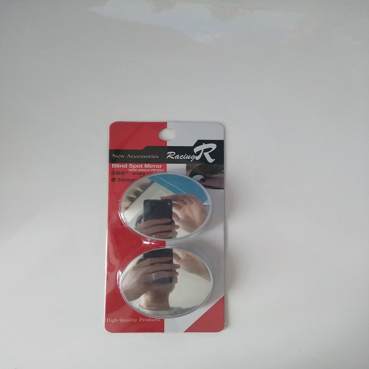 Car reversing rear view small round mirror car large field of vision blind zone mirror glass rear view mirror spherical mirror convex mirror