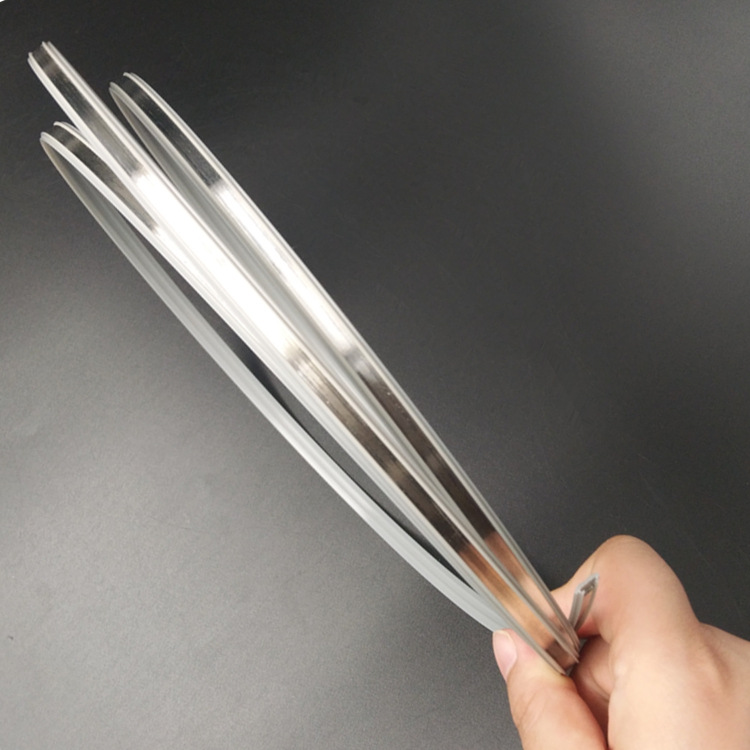 Customized Plastic Extruded Pc Conductive Strip Track Strip Copper Core Guide Rail Strip Pvc Light Rail Copper Plastic Co-Extruded Conductive Strip