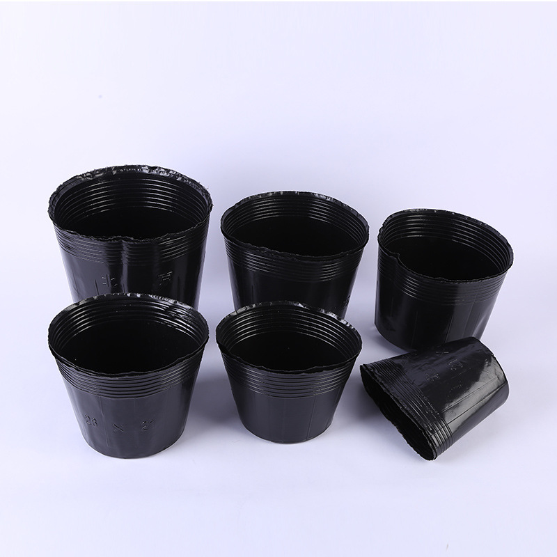 Plastic nutrition Cup family plant nutrition Cup wholesale black thick gardening flower nutrition bowl factory direct sales