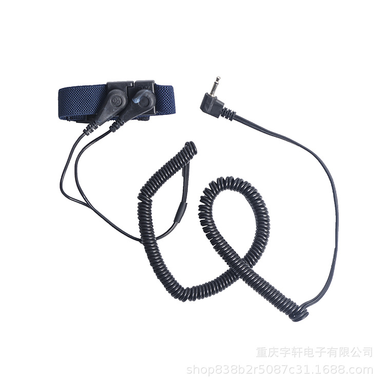 Zixuan Electronics Dual Circuit Dc Head Anti-Static Bracelet 2.5m Dual Circuit 8 Conductive Anti-Static Wristband
