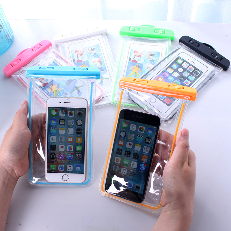 Светящийся водонепроницаемый чехол для мобильного телефона для плавания и дрифта
