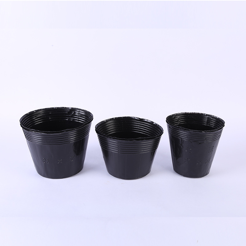 Plastic nutrition Cup family plant nutrition Cup wholesale black thick gardening flower nutrition bowl factory direct sales