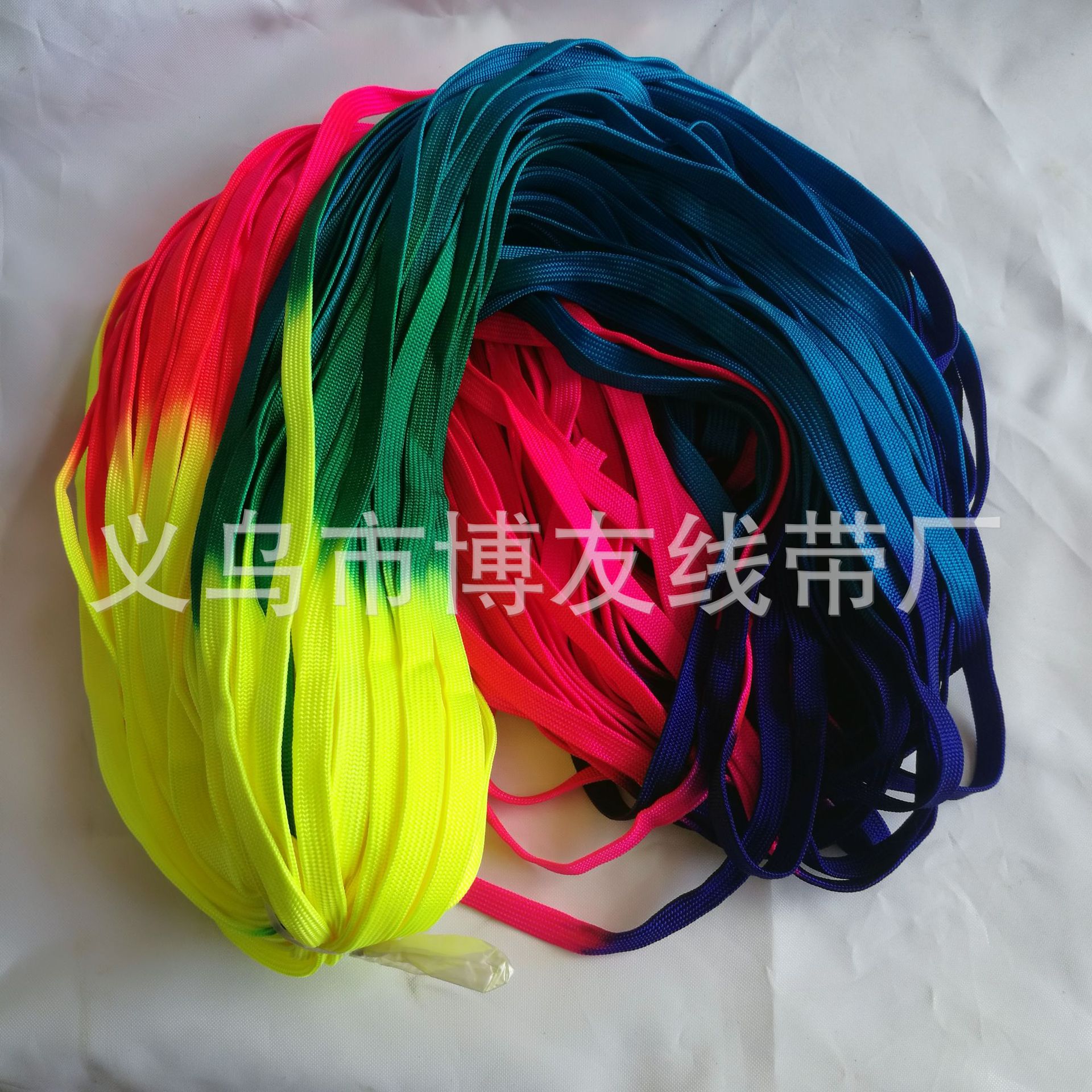 Поводок для домашних животных, цветной полый ремень, градиентный радужный шнур с нейлоновым плетением, прямая продажа с завода