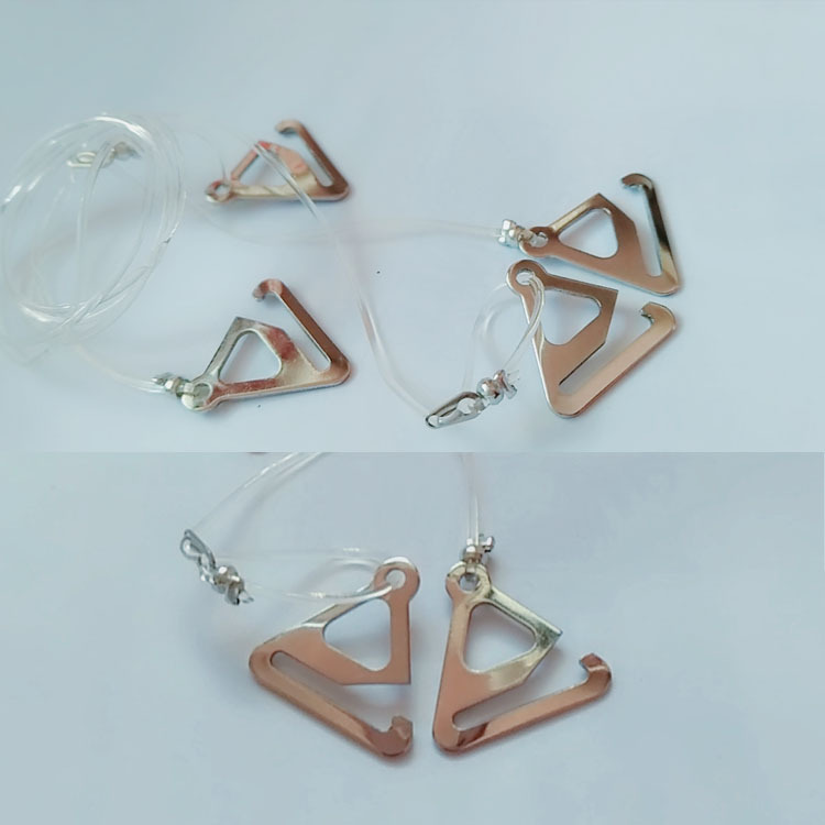 Factory Direct Stainless Steel Underwear Buckle Shoulder Belt Buckle 9-character Buckle Eight-character Adjustment Buckle Summer New Underwear Accessories