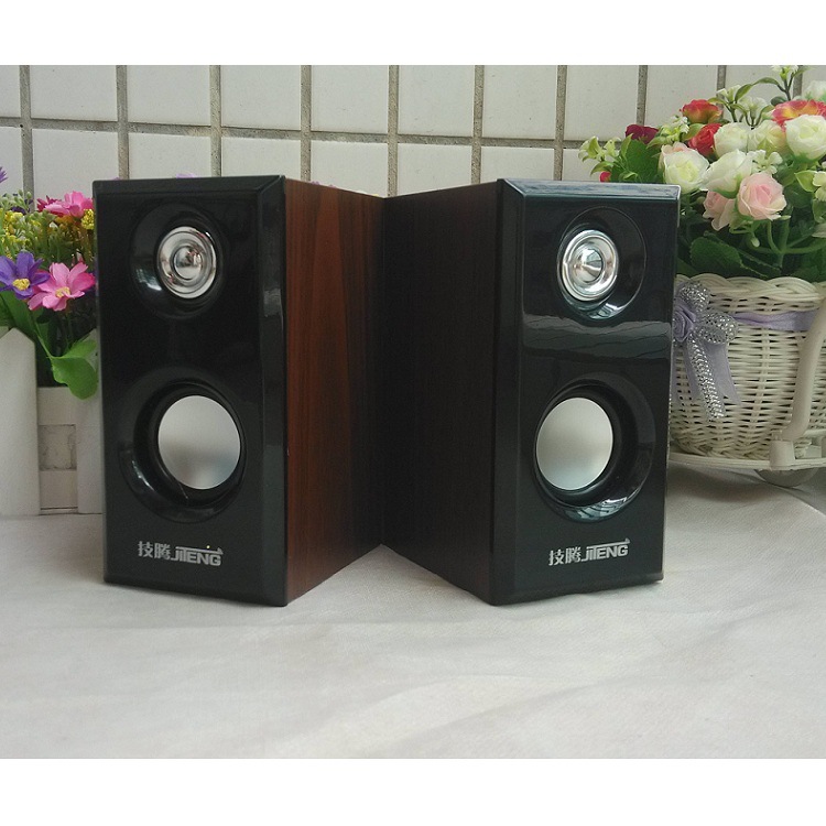 Factory wooden Jiteng JT042 small speaker New Subwoofer Speaker USB wooden speaker