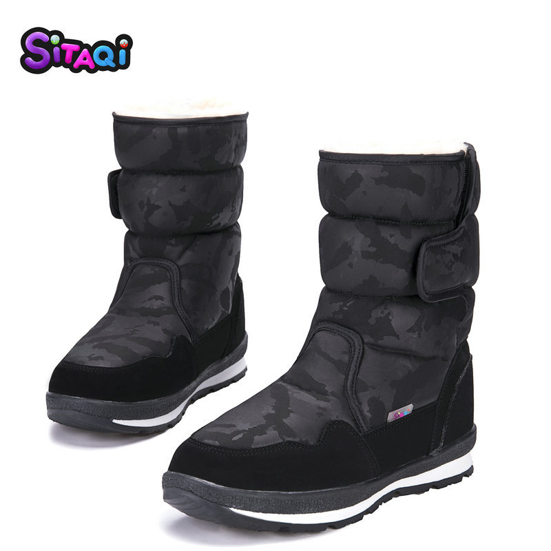 [Purchase] 2025 New Winter Sitaqi Travel Family Snow Boots Mid-Calf Kidsren's Warm Cotton Shoes