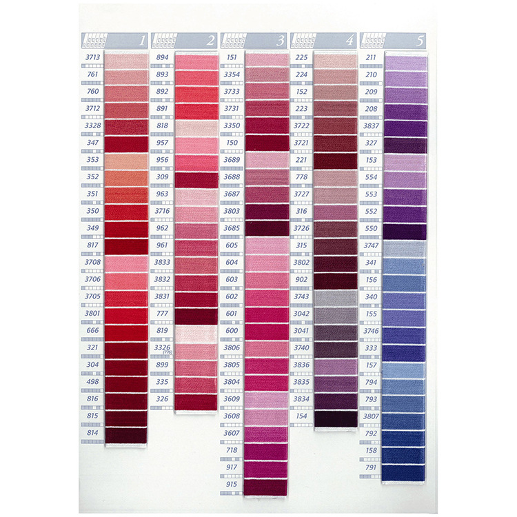 DIY Embroidery Thread Cross-Stitch Thread Punch Needle Embroidery Cross-Stitch Thread Branch 447 Colors 1.0kg Starting for DIY Crafts