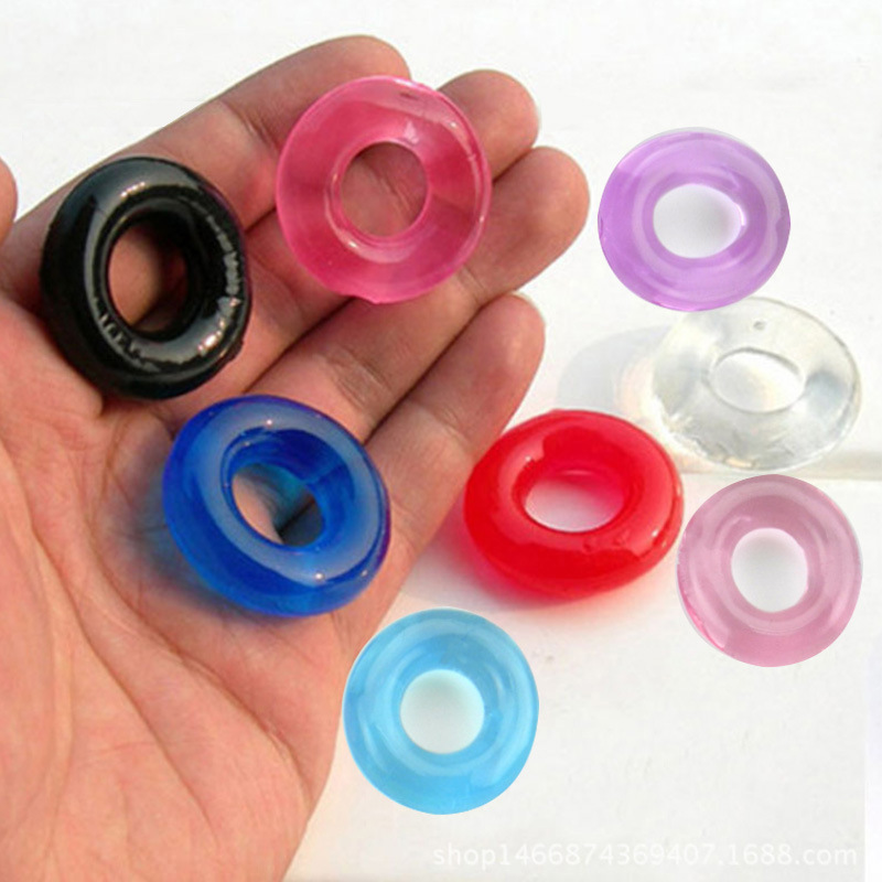Men's Silicone Utensils, Colorful Crystal Locking Sperm Rings, Wolf Tooth Rings, Sexy Adult Products, Sheep Eye Rings, Three-Color Smooth Rings