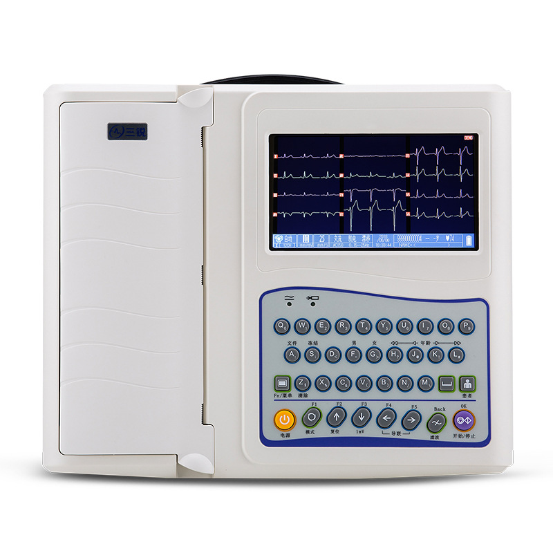 Electrocardiogram detector portable single 32-Channel 12-lead automatic analysis portable all-in-one machine