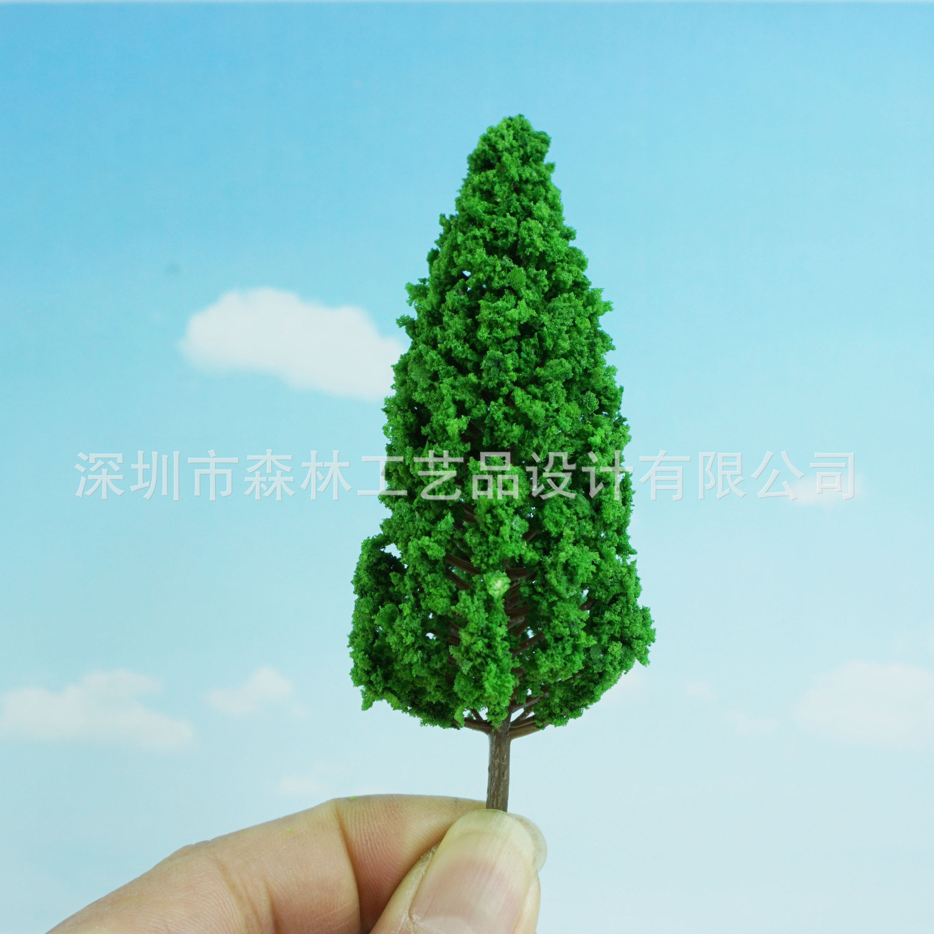 Sand table model tree moss micro landscape decoration background green fake tree, Pine SL-16059 fine hole tree powder