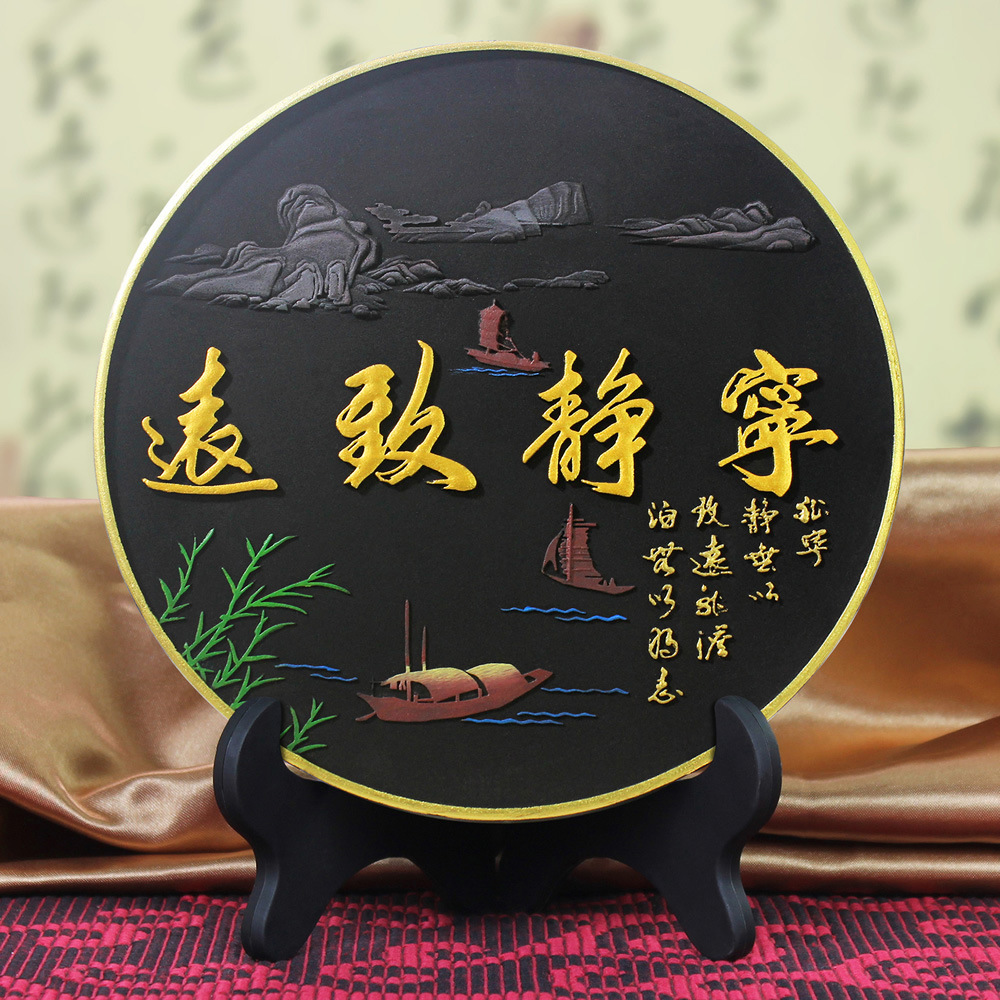 Charcoal Carving Crafts Home Living Room Entrance Wine Cabinet TV Cabinet Decorative Ornaments Group Buying Promotional Creative Gifts Wholesale