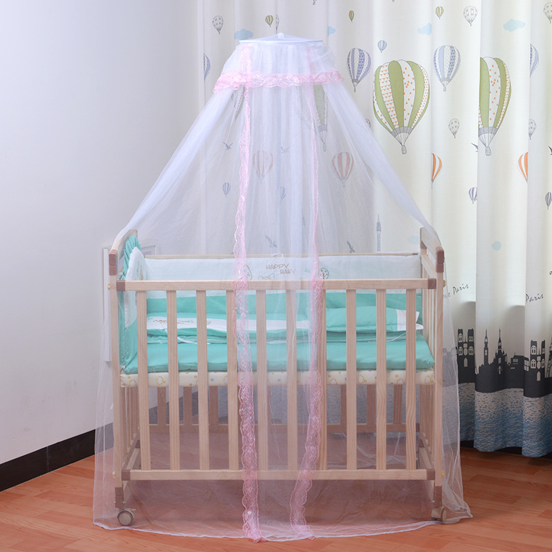 Manufacturer Wholesale Universal Crib Floor-Standing Mosquito Net Kidsren's Baby Mosquito Net Palace Dome Foldableable Mosquito Net