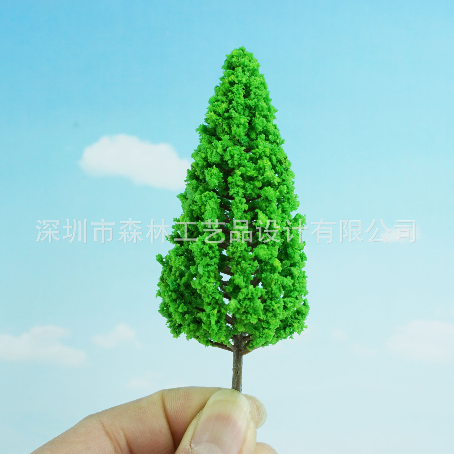 Sand table model tree moss micro landscape decoration background green fake tree, Pine SL-16059 fine hole tree powder