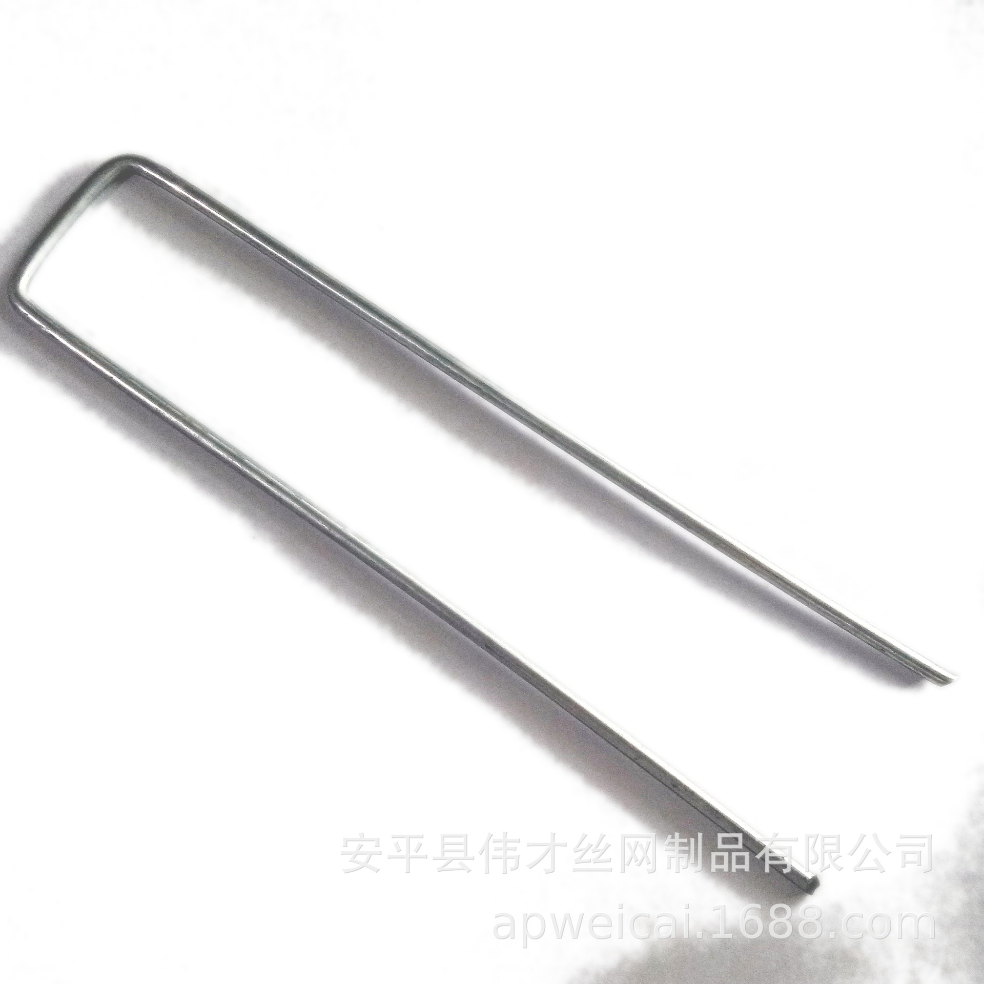 Galvanized U-Shaped Ground Staples for Securing Greenhouse Mulch Film, Anti-Grass Cloth Staples for Gardening, 15cm Long Gardening Staples