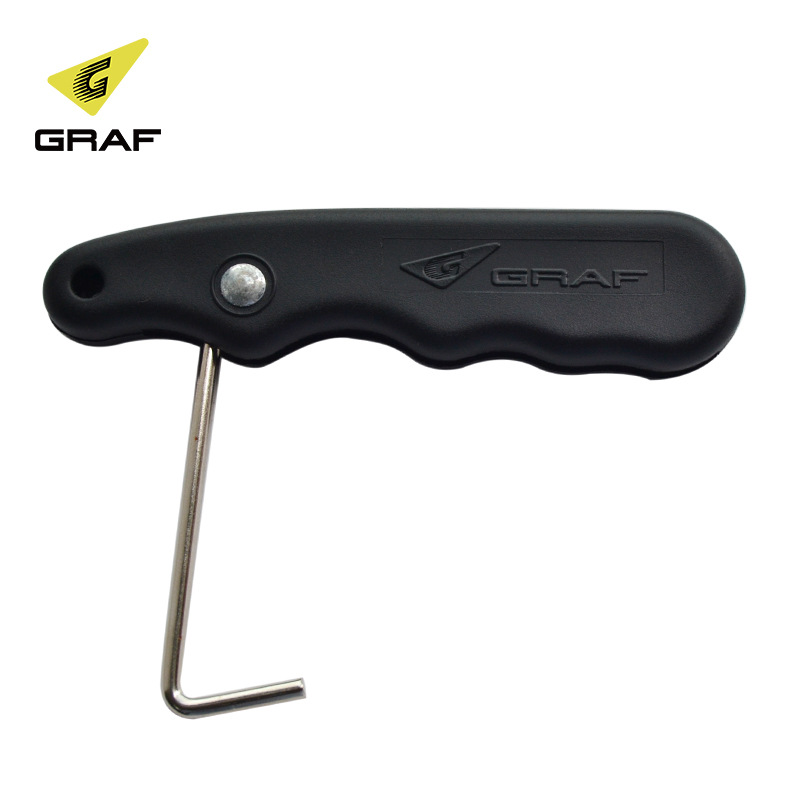 Swiss GRAF tightener ice hockey shoes tightener folding belt hook tightening shoelaces with ice skate tightener accessories