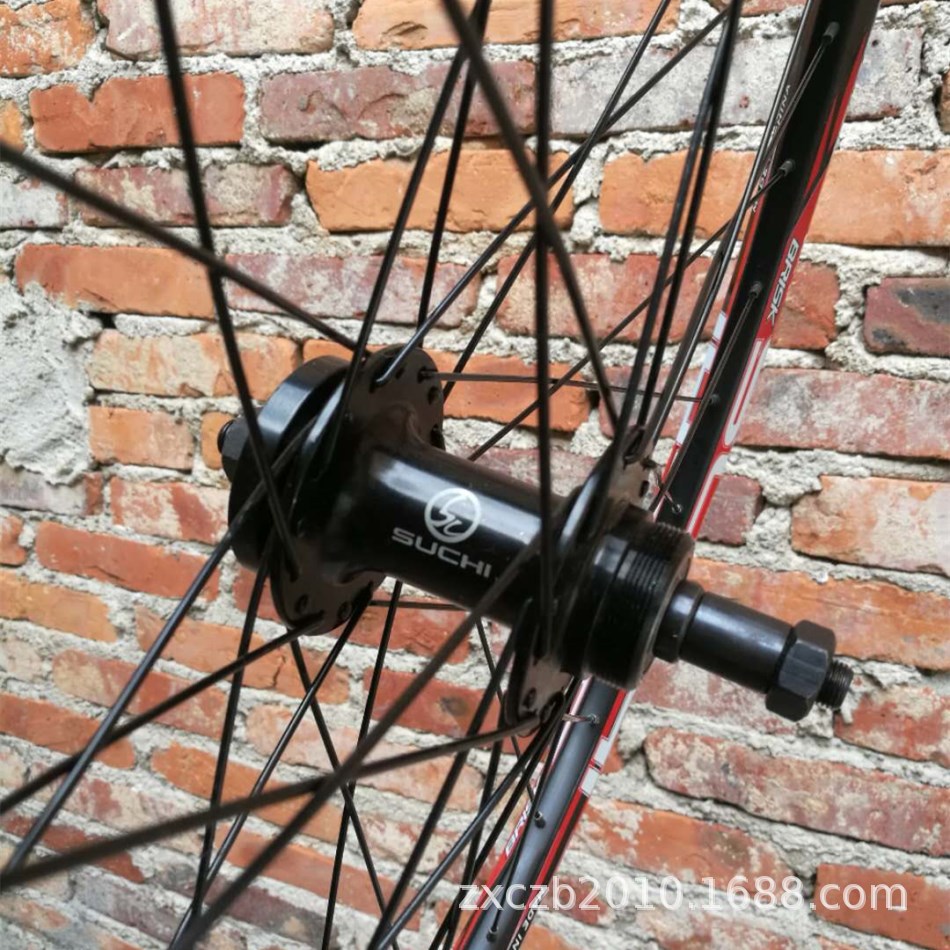 26inch Aluminum Alloy 2-Bearing Rotary Rear Wheel 20-Inch 24inch 27.5inch Mountain Bike Bearing Front Wheel Set