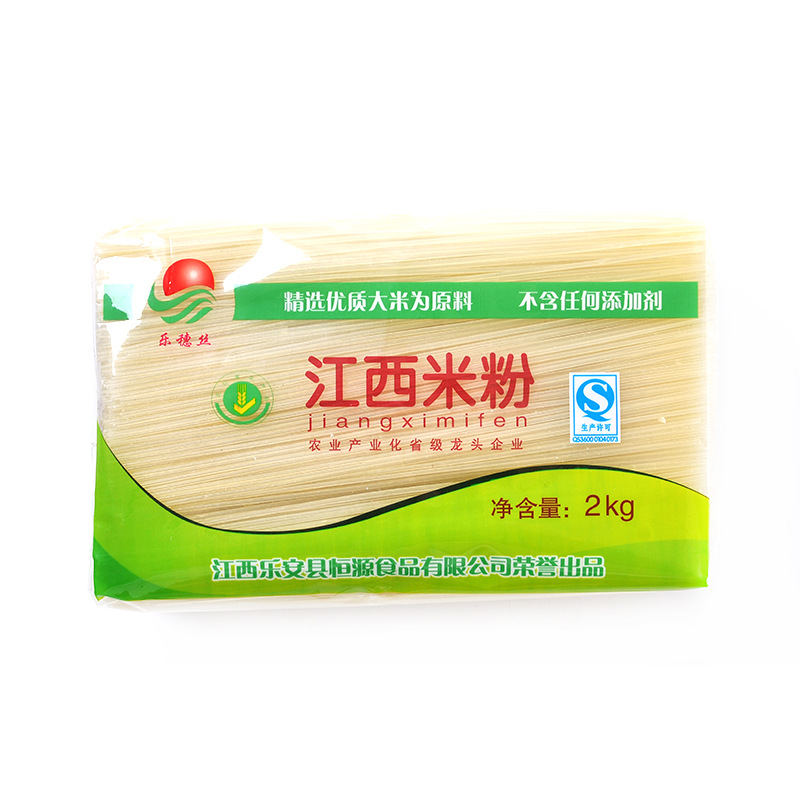Jiangxi rice noodle specialty coarse powder 4kg cross bridge rice noodle dried malatang casserole dried rice noodle factory wholesale