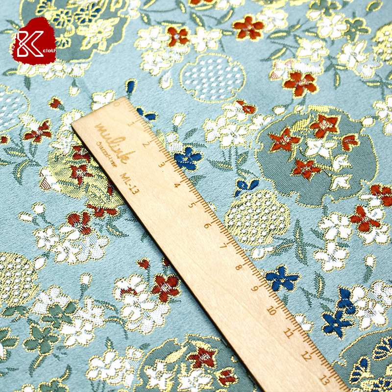 Factory direct supply yunjin West array brocade fabric ethnic Japanese retro table flag kimono packaging fabric wholesale