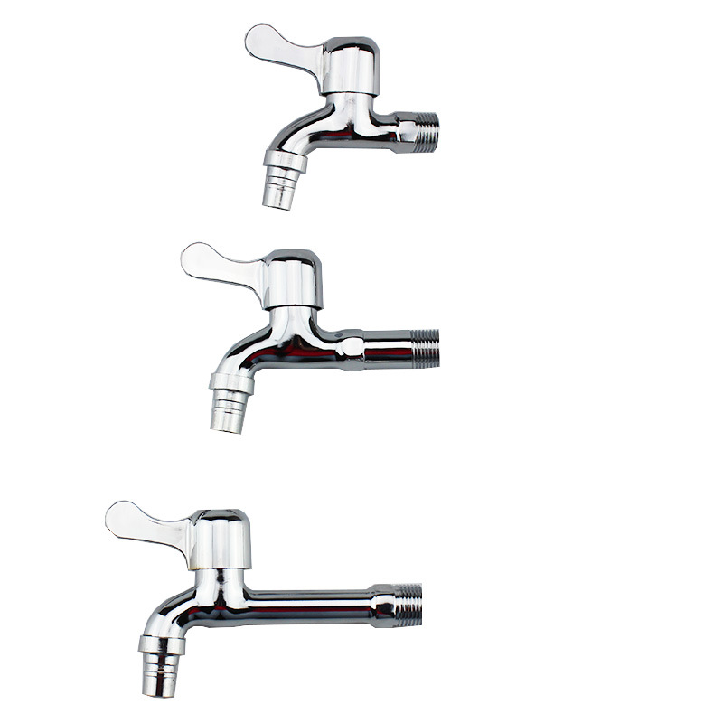 Factory direct supply 4 points zinc alloy washing machine faucet single cold quick opening nozzle basin mop pool faucet supply