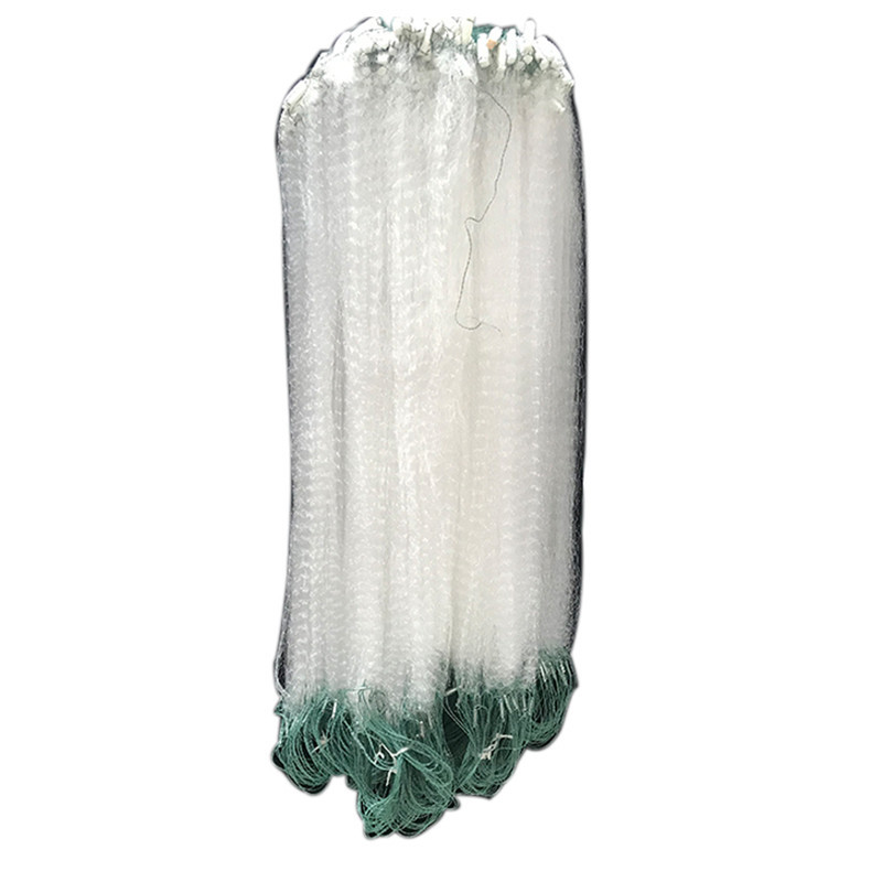 Fishing Net Gear Sticky Net Single-Layer Floating Net Three-Layer Sinking Net Hanging Fishing Net for Crucian Carp and Bighead Carp Sticky Net White Strip Net
