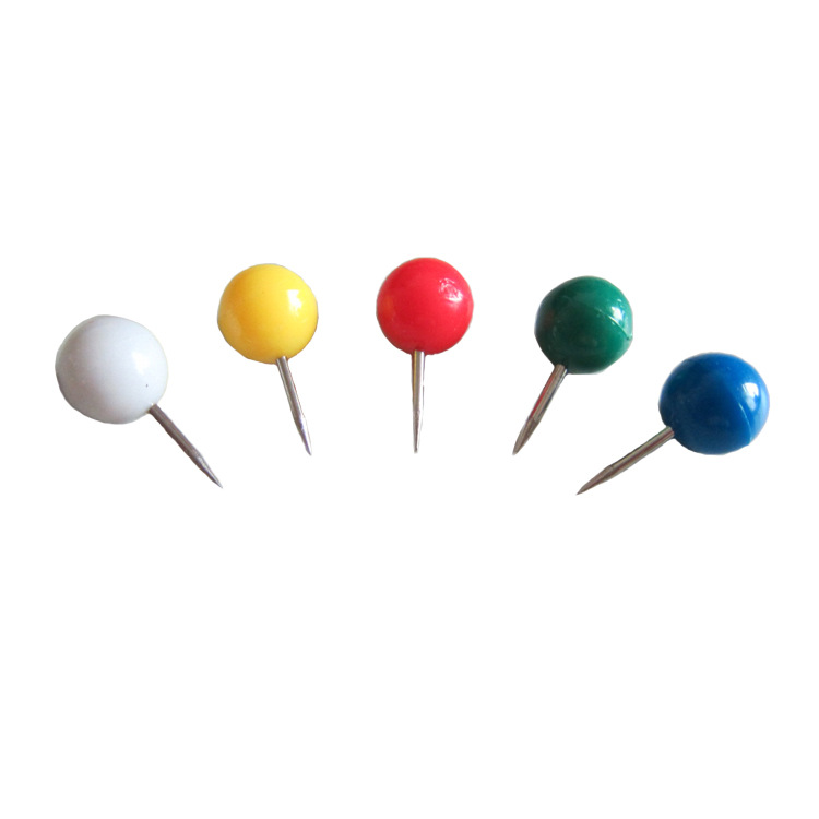 Round ball cork I-shaped nail color art nail painting pin cork message board pin earth nail