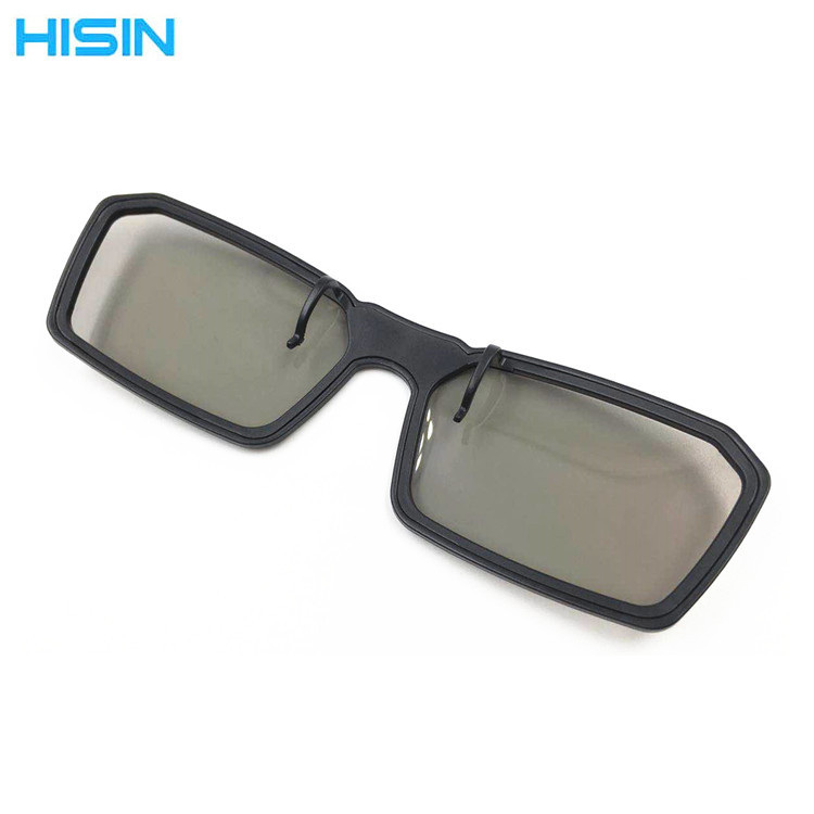 Special 3D Clip Glasses for Myopia Plastic 3D Hanging Clip Hanging Clip Circular Polarization Stereo Glasses Cinema