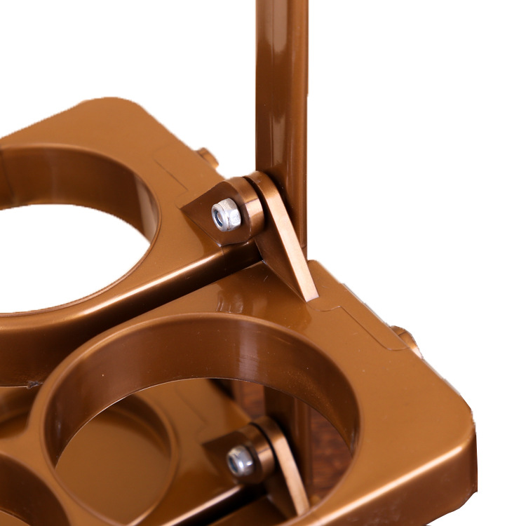 Factory supply advertising plastic beer basket beer rack large beer basket six bottles printable logo