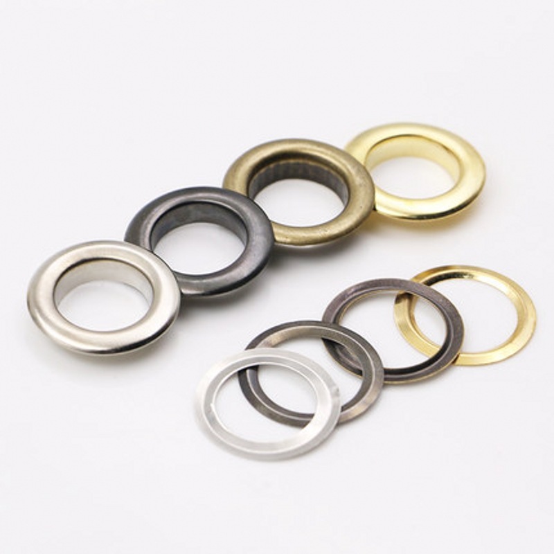 Stainless Steel Eyelet Buckle Belt Tag Handbag DIY Decoration Transformation Electroplating Process 4-12mm Air Eye Ring