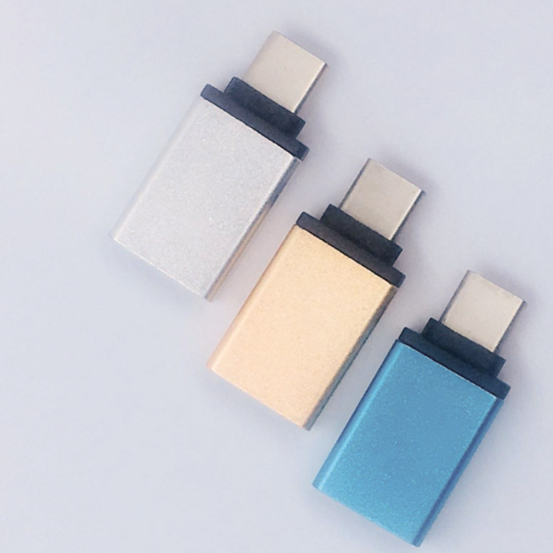 Aluminum Alloy Otg Adapter Type-Cusb3.0 Android Plug Mobile Phone Computer Tablet U Car Adapter