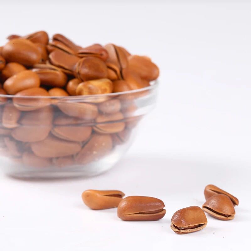 Three squirrels_original open pine nuts 100g open hand peel pine nuts red pine original pine nut nut snacks