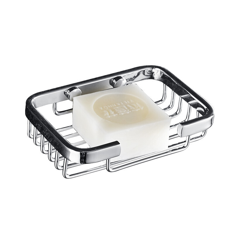 Brushed 304 stainless steel soap box soap box soap holder soap holder toilet soap dish soap net plating bright light