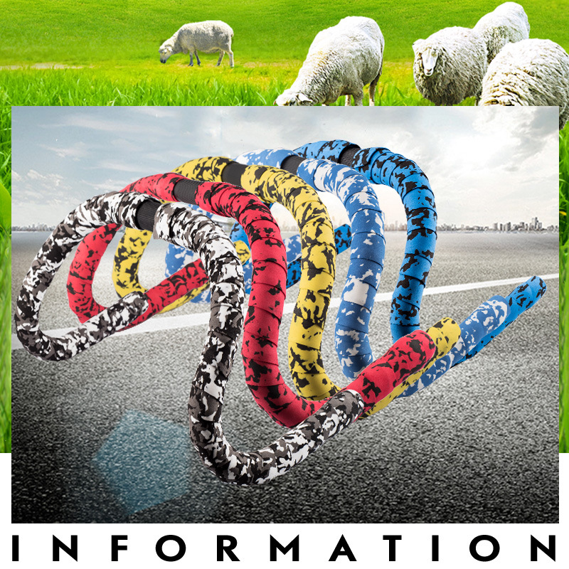 Bicycle Road Bike Bicycle Straps Non-Slip Shock-Absorbing Carbon Pattern Handlebar Straps Accessories Cycling Carbon Fiber Handlebar Straps Equipment