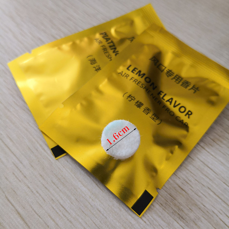 Car air outlet fragrance piece halter fan balm piece car perfume supplement liquid car aromatherapy replacement fragrance cotton core