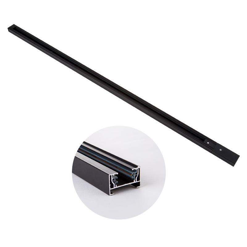 LED track light rail bar straight line aluminum thickened clothing store supermarket spotlight track second line rail bar